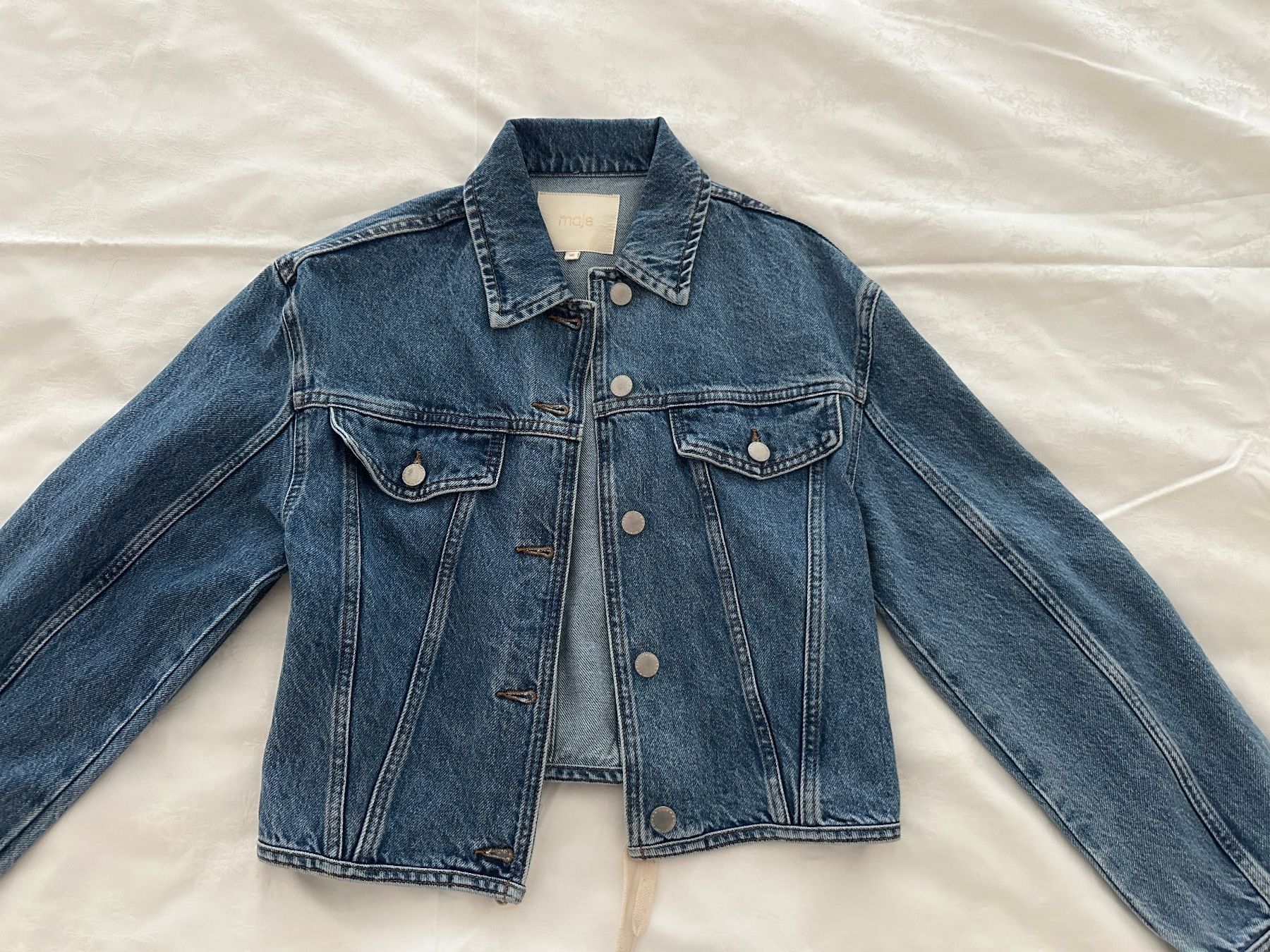 Maje Giacche: Veste en jeans Maje – Nuovo (secondo la descrizione) da Nyon venduto da MK_AllenTX 1