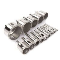 15 Stück Glasbohrer Set Diamantbohrer