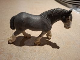 Schleich Pferd Clydesdale gray Stute Jg 2004,