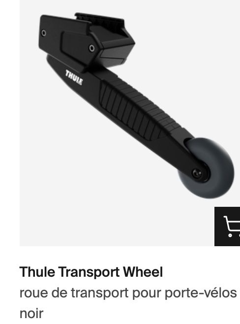 Supporti per biciclette: Thule roue de transport pour Vélospace XT2 XT3 – Usato da Granges-Paccot venduto da Skippy56