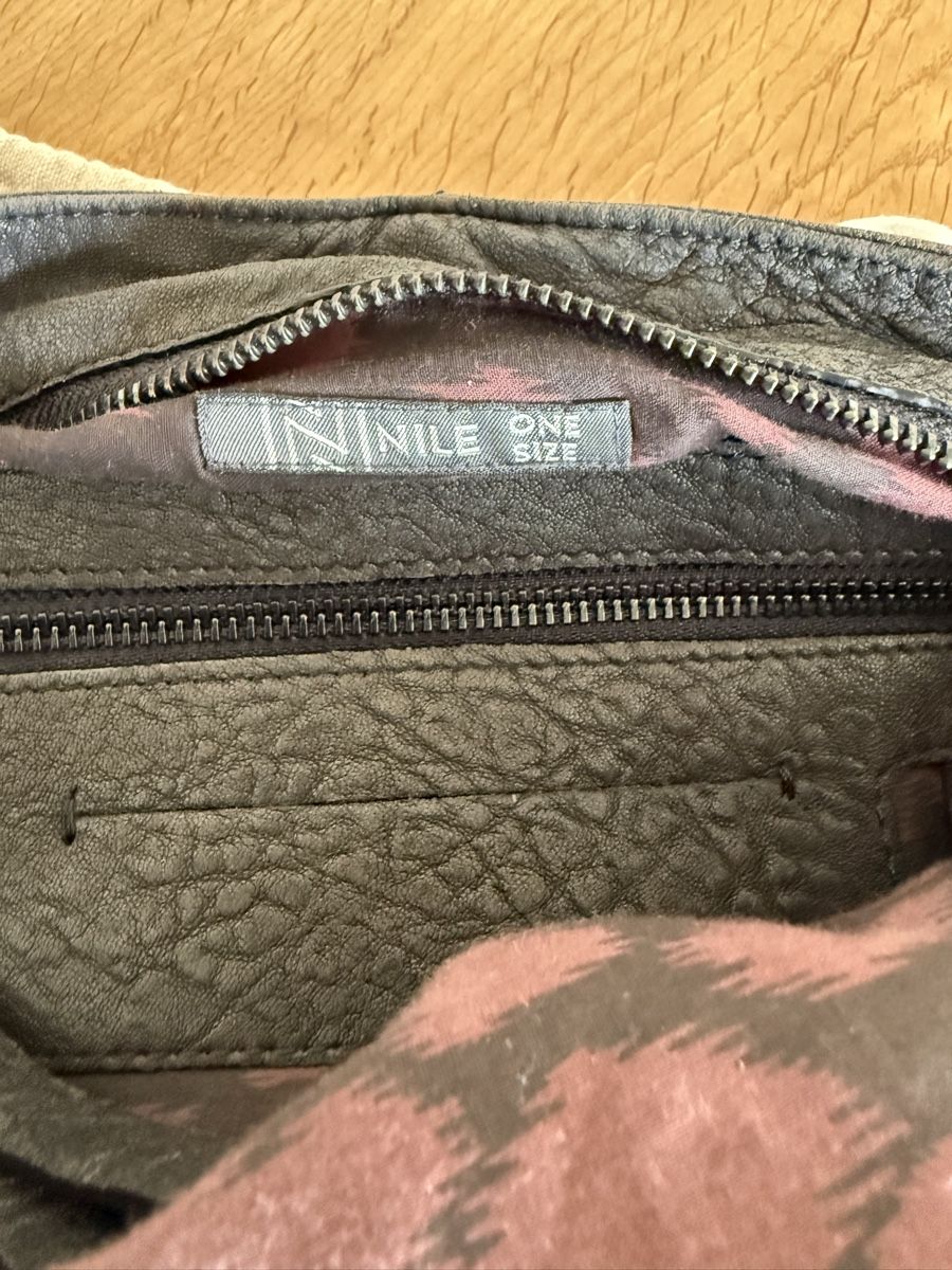 Nile Borse da donna: Nile Lagenlook Ledertasche  Staubbeutel – Usato da Sirnach venduto da sirni 5