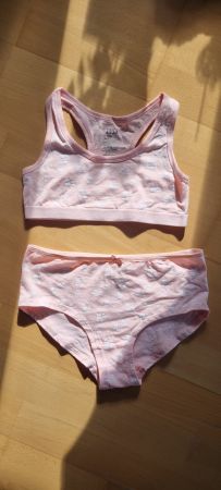L&D Mädchen Unterwäsche Set Gr. 146/152 Sommer Top