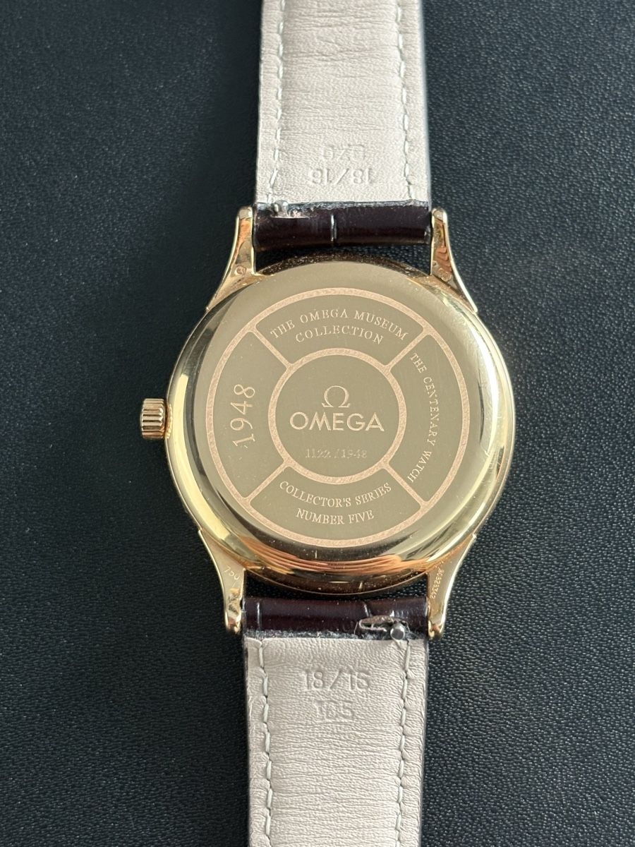 Omega Uhren: Omega Centenary Watch 1948 Museum Collection 18k – Gebraucht aus Basel von Mathis44 1
