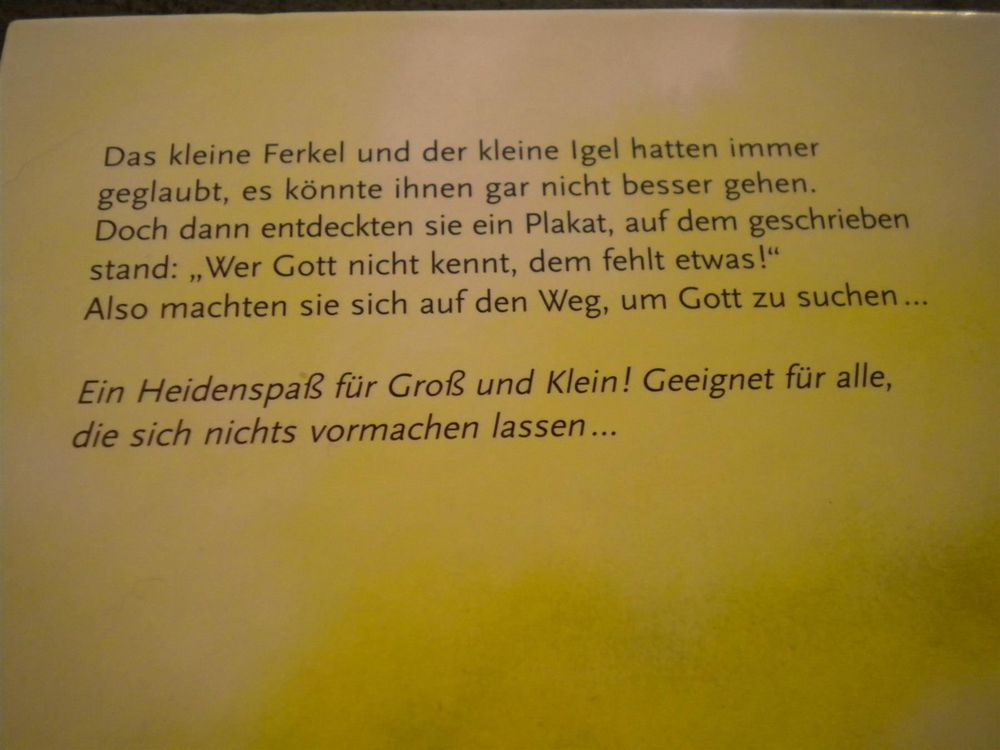 Wo bitte geht's zu Gott? fragt das... | Kaufen auf Ricardo