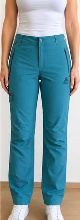 ODLO leichte Sommer Trekking- / Wanderhose - Gr. 40 petrol