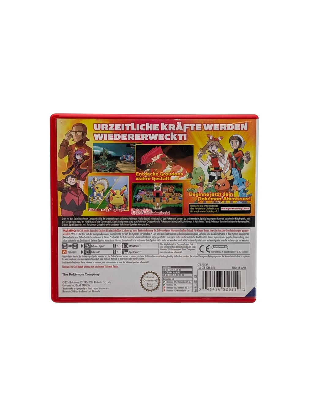 Nintendo Spiele: Pokémon Omega Rubin Nintendo 3DS – Gebraucht aus Domat/Ems von IsseldorsShop 1
