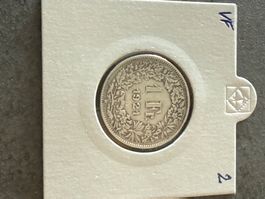 Swiss 1 franc 1921 Silver Coin