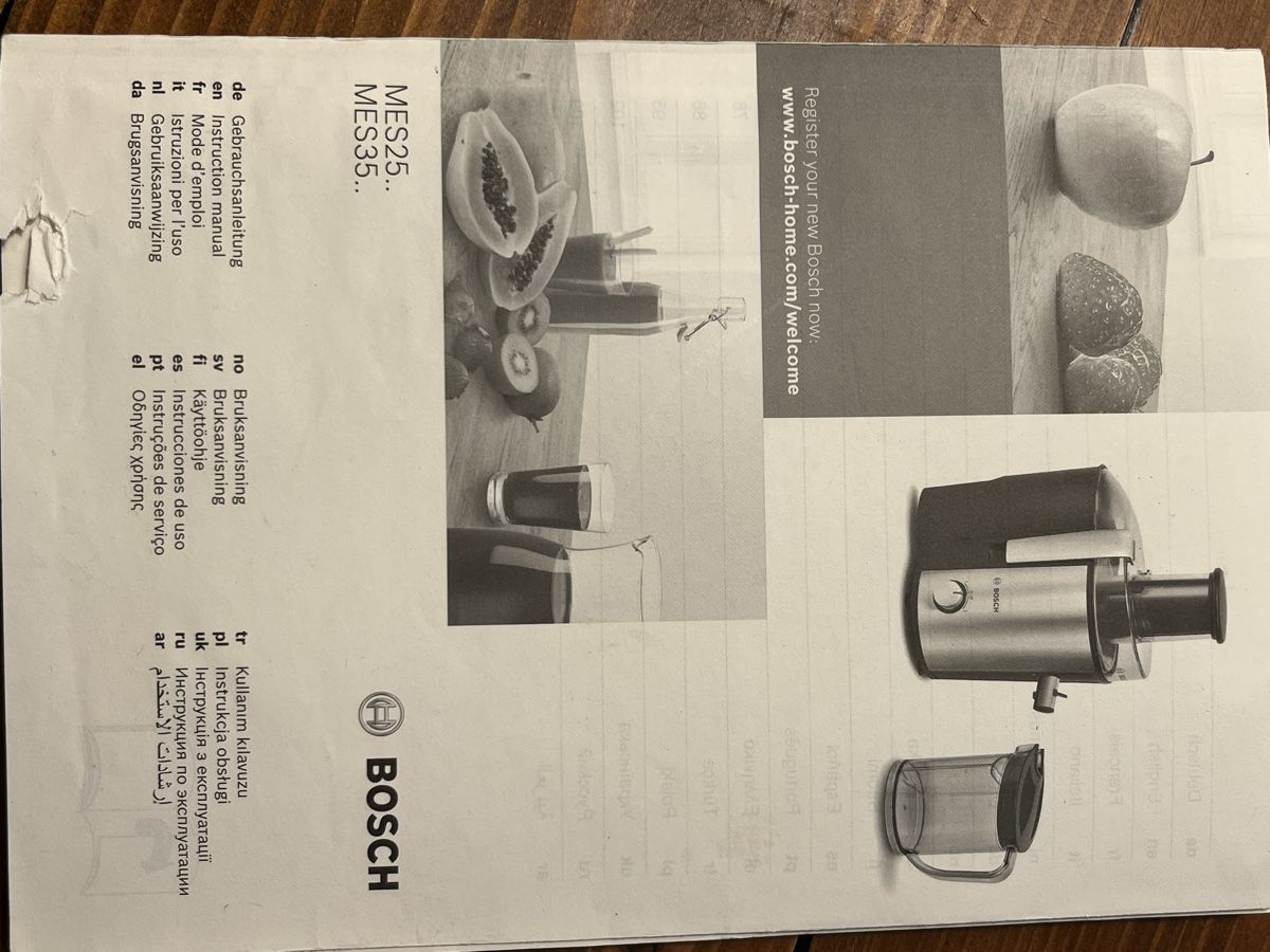 Bosch Elettrodomestici da cucina: Bosch Entsafter – Usato da Römerswil LU venduto da sdg16 3