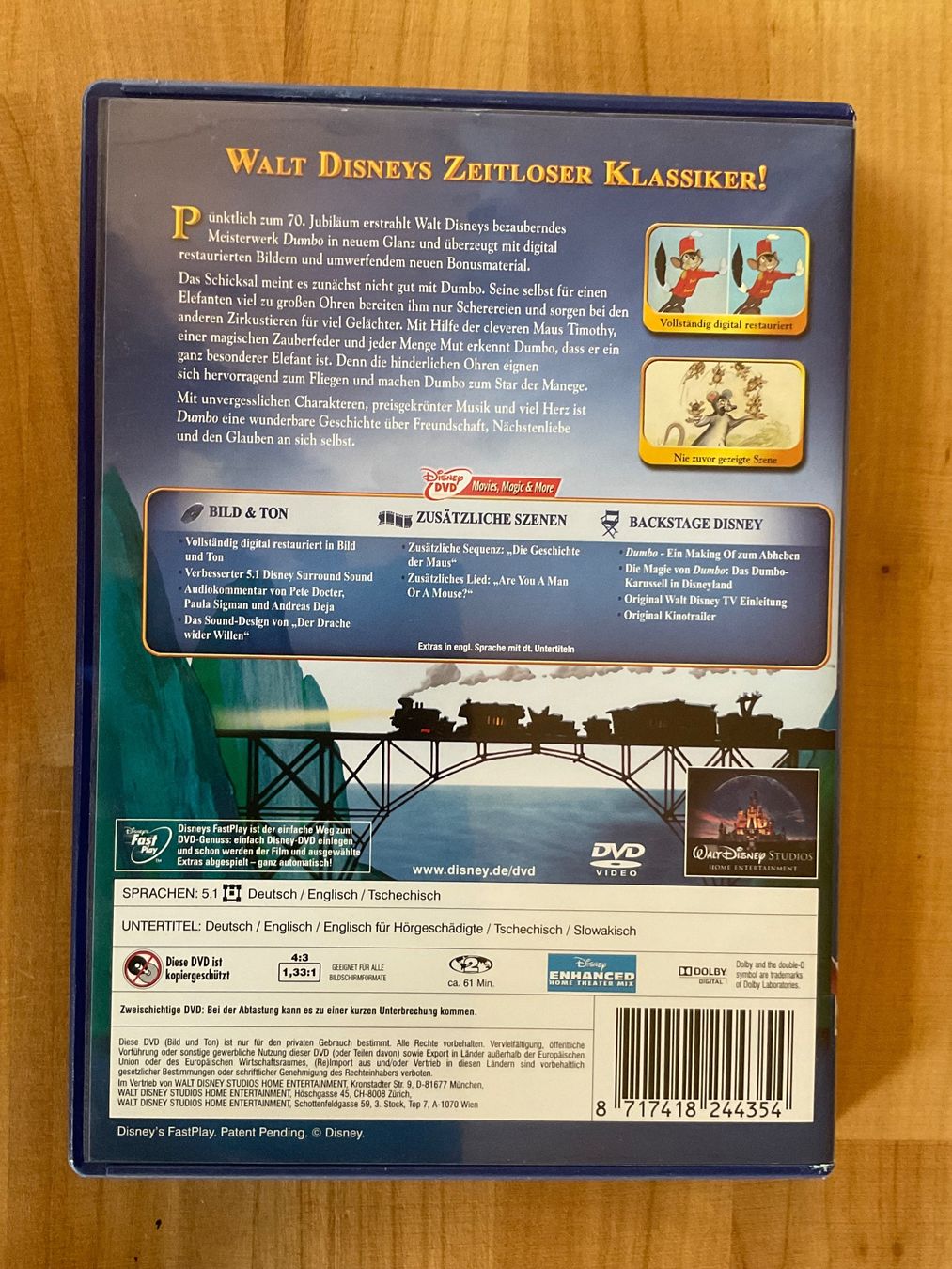 Tutti i DVDs: DVD Dumbo – Usato da Rümlang venduto da Sambas19 1
