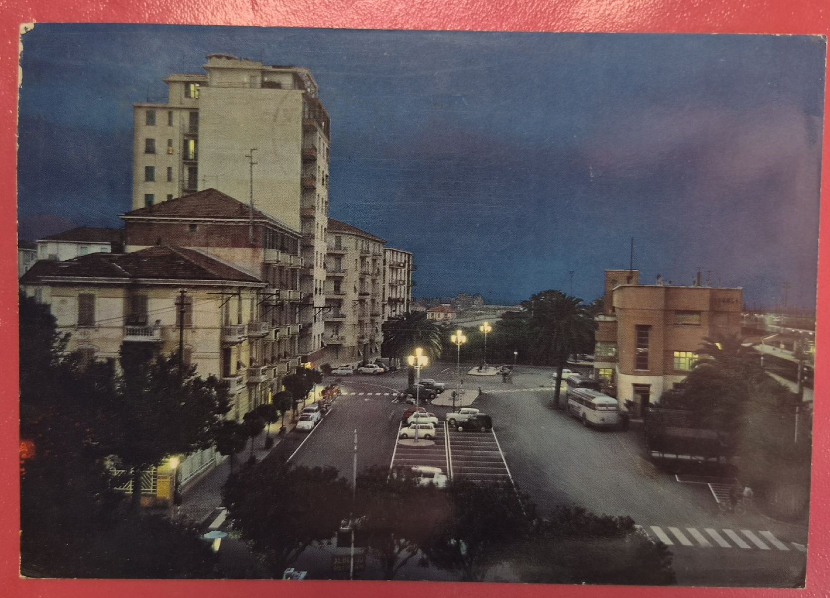 Ansichtskarten: Albenga Piazza Matteotti 1966 – Gebraucht aus Melchnau von Arthurius