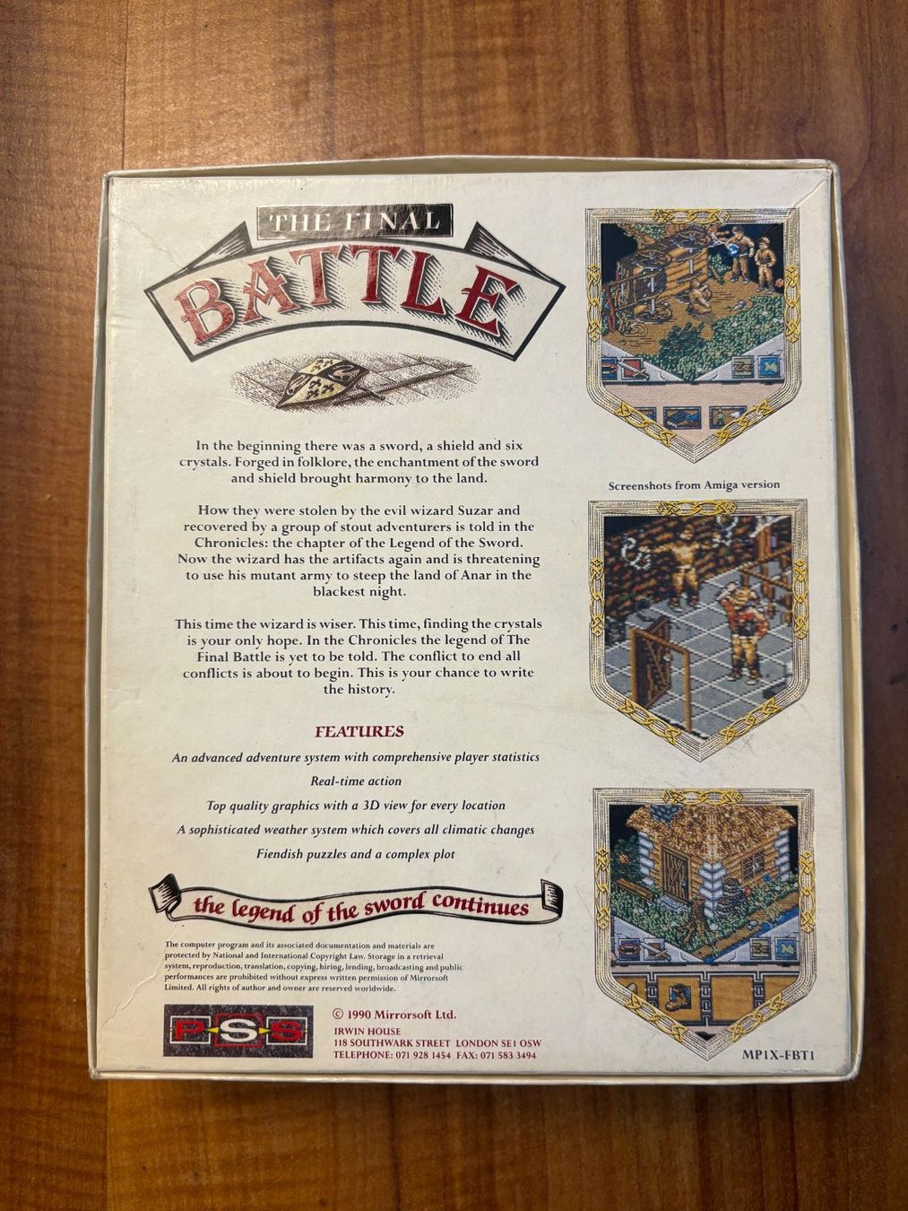 Giochi: Amiga Spiel: The Final Battle – Usato da Niederhasli venduto da Manuf0 1