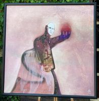 Peinture signée 1985 Rodolphe Spiellmann "Le couronnement"