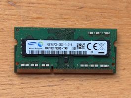 Samsung 4 GB Arbeitsspeicher (Laptop-RAM)  1 Barette mémoire