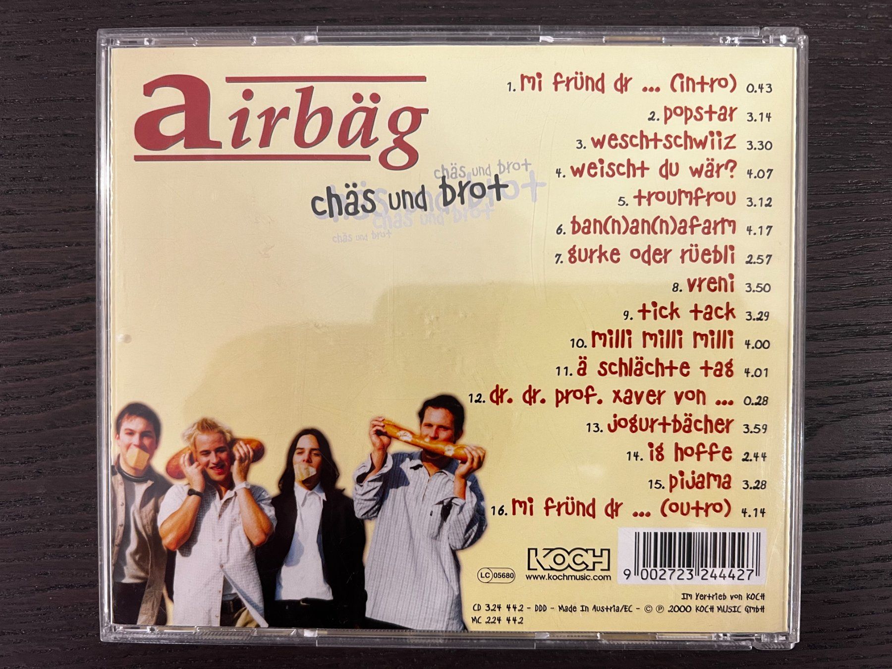 CD: Airbäg - Chäs und Brot – Usato da Zürich venduto da MusikFreunde 1