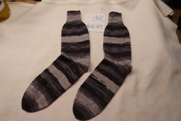 Handgestrickte Wollsocken  Gr.44/45  (411)