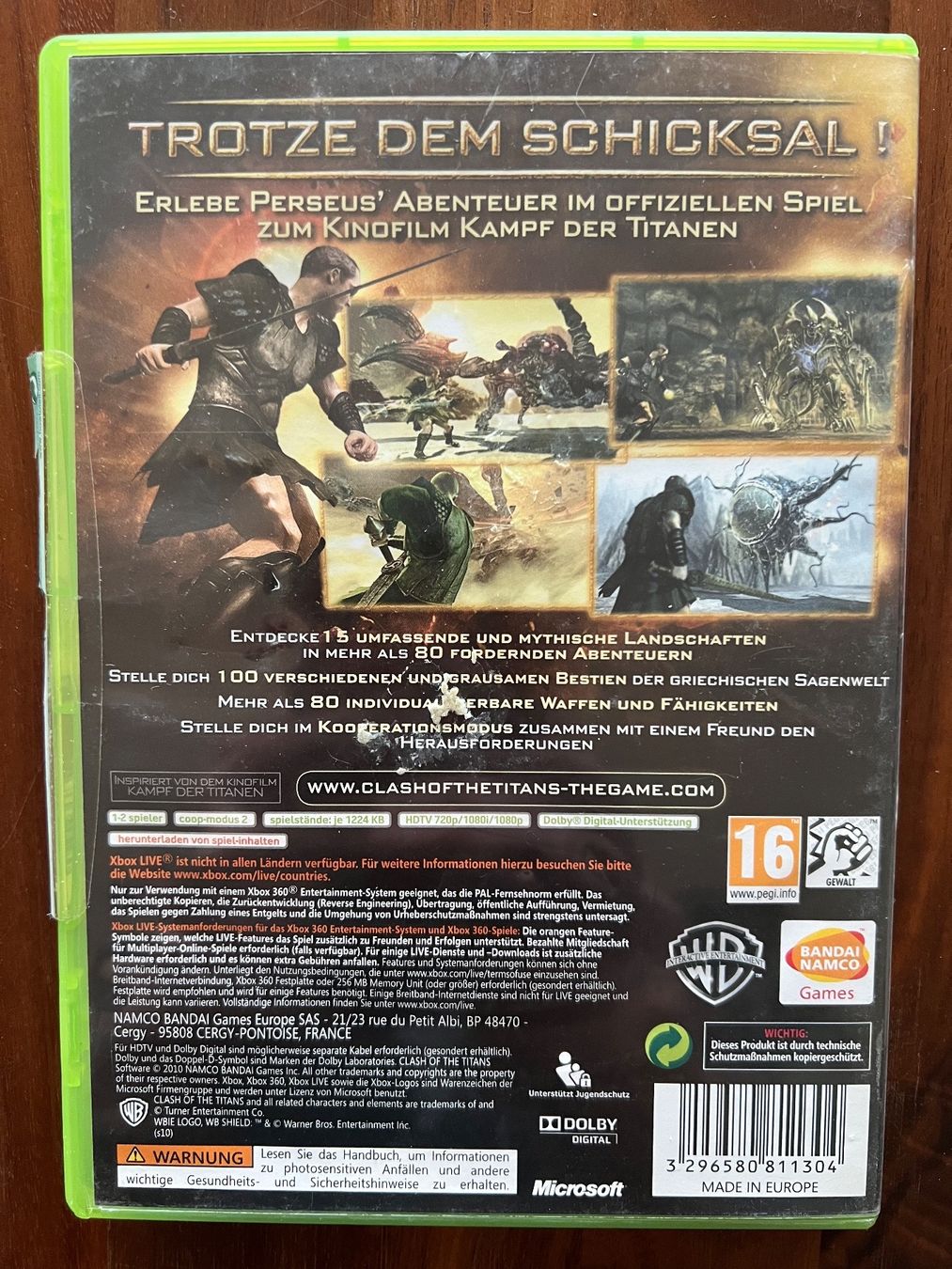 Spiele: Kampf der Titanen Xbox 360 – Gebraucht aus Dübendorf von CellarSeller 1