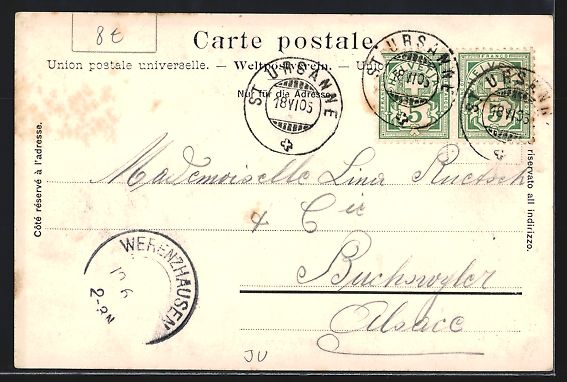 Cartoline postali: Saint-Ursanne, Teilansicht mit Strassenp – Usato da Berlin venduto da bartko-reher 1