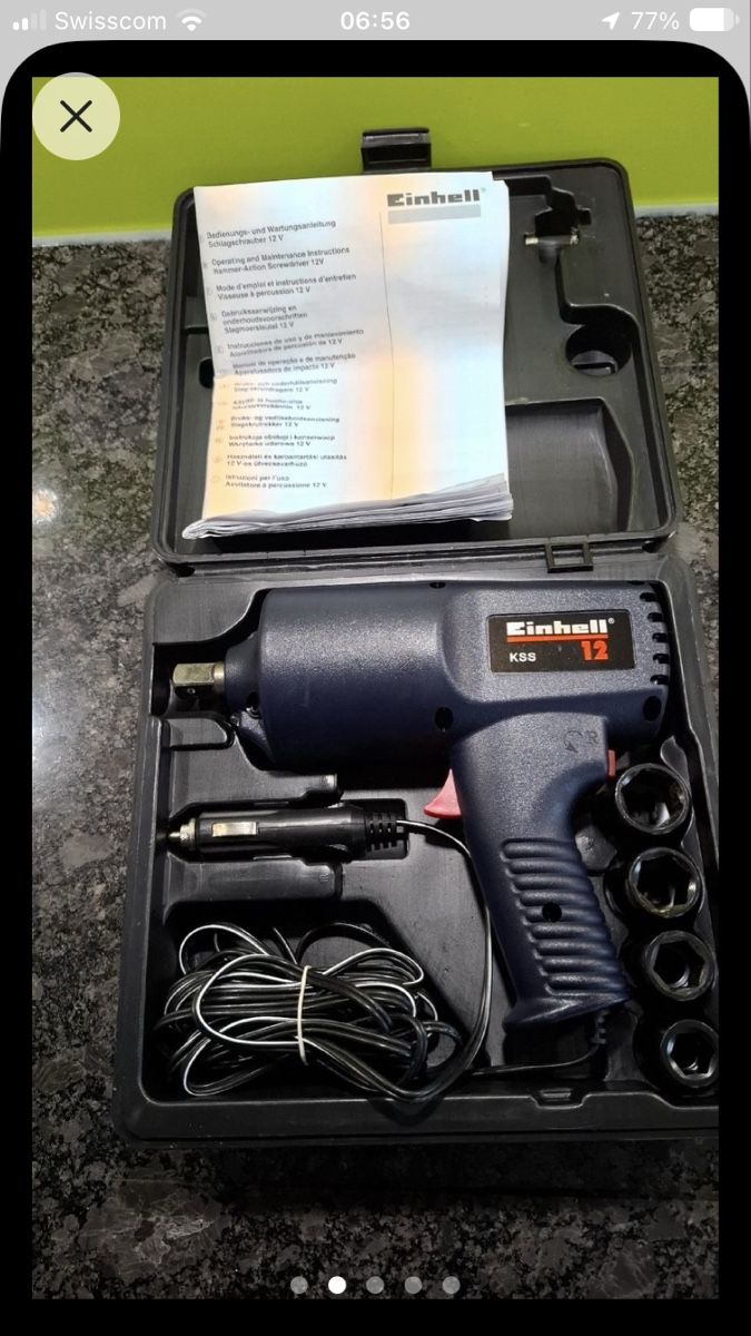 Einhell Tous les outils: Auto-Schlagschrauber 12V Marke Einhell KSS 12 – Neuf avec emballage d'origine à Eschenbach SG par Hharu 1