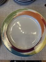 Teller Marina Pellegrini Langenthal Swiss Design bunt guter 