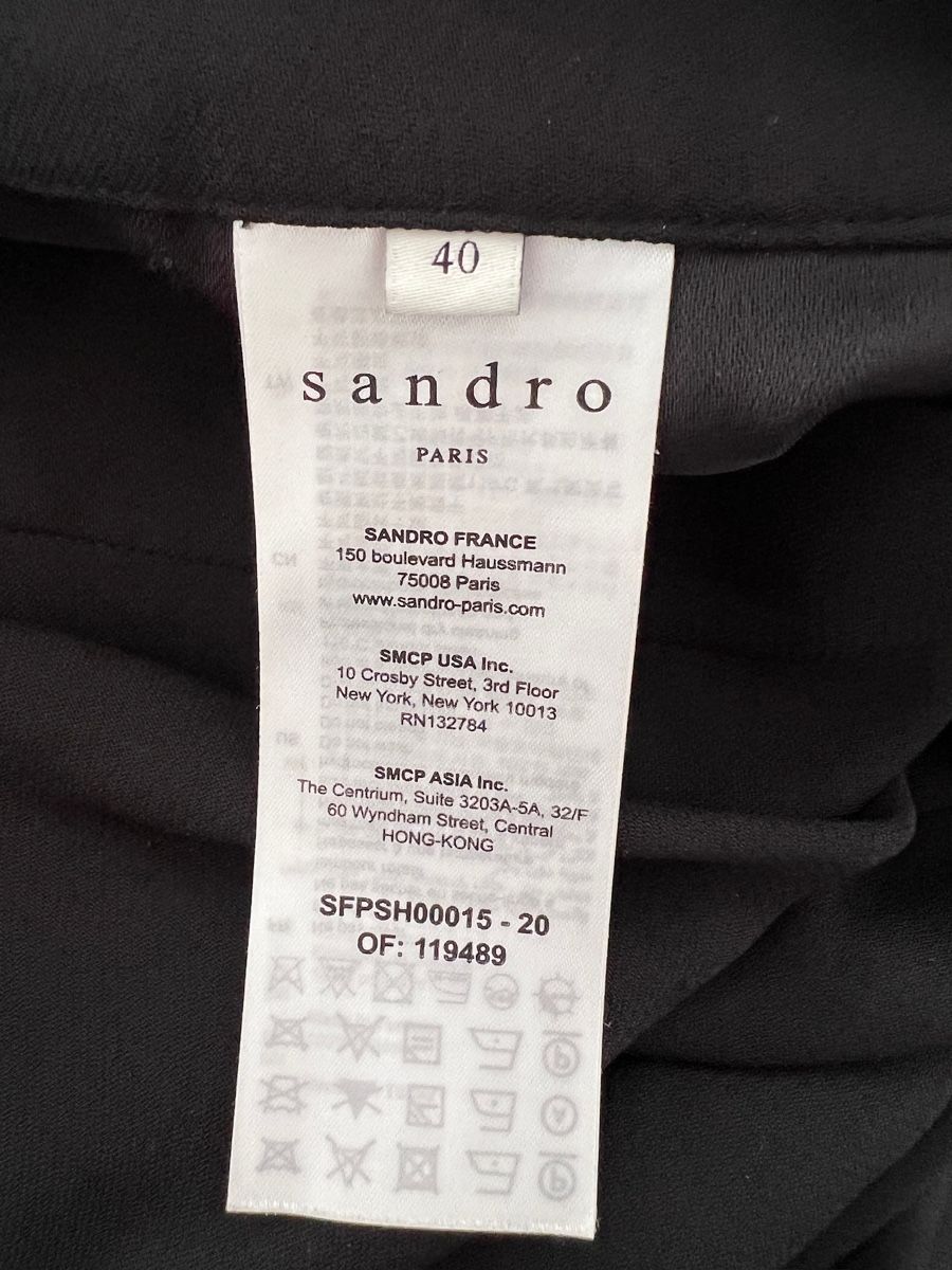 Sandro Pantaloni: NEW Sandro Black Shorts, Size 40 – Nuovo (secondo la descrizione) da Zürich venduto da SandroMaje 2
