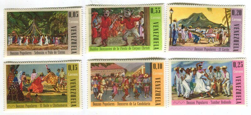 Tous les timbres: Briefmarken "Tanzen". Venezuela – Neuf avec emballage d'origine à Basel par Butsch5