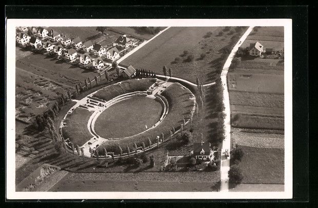 Ansichtskarten: Brugg, Römisches Amphitheater, Luftbild – Gebraucht aus Berlin von bartko-reher