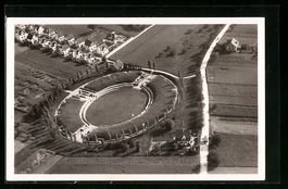 Brugg, Römisches Amphitheater, Luftbild