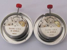 2 BULOVA Automatic Uhrwerke, 10 COAC USA. NOS