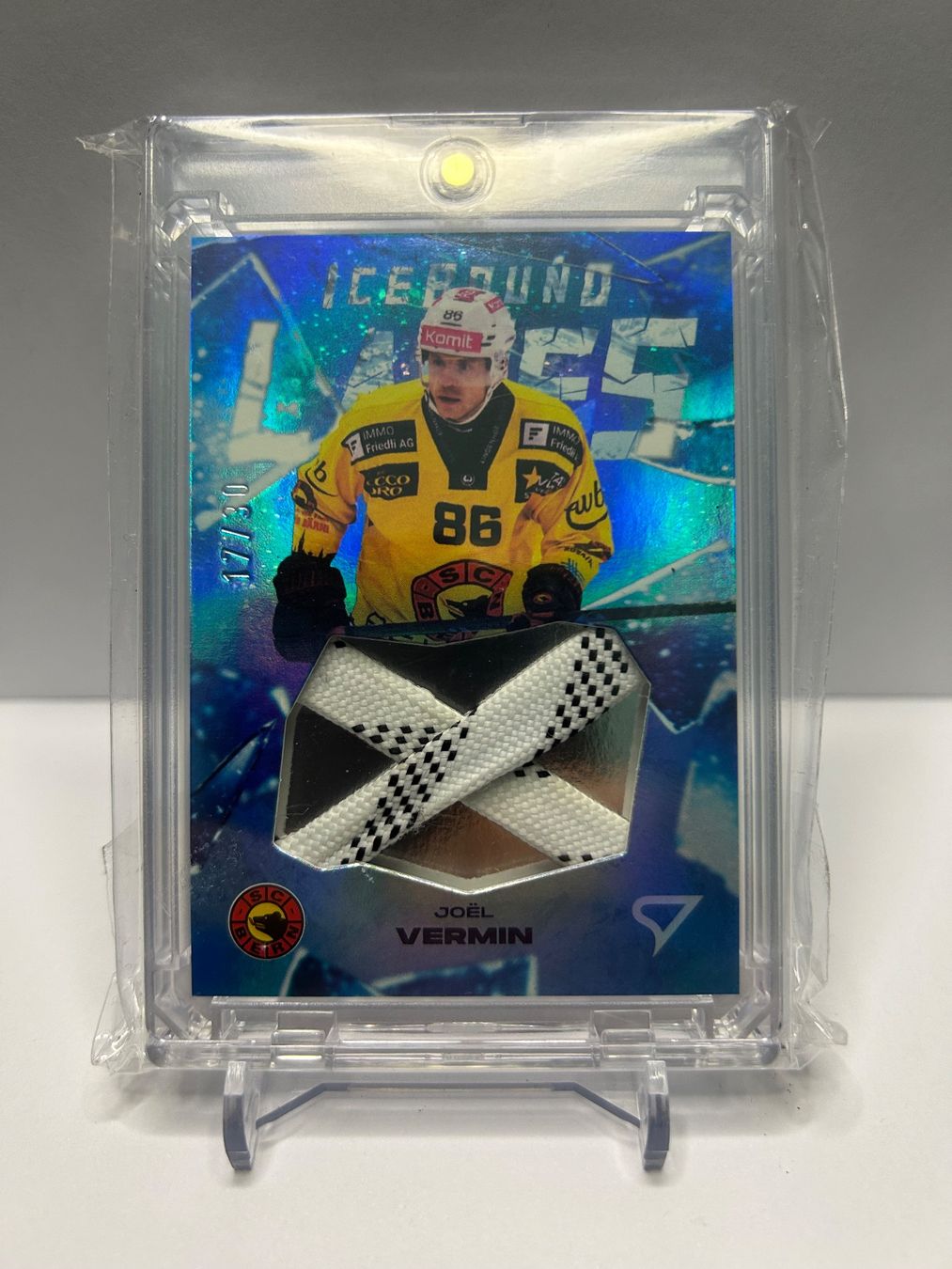 Sportzoo Carte collezionabili: Joël Vermin Icebound Laces SCB Nr: 22/23 – Nuovo (secondo la descrizione) da Biel/Bienne venduto da JAN-SOLO