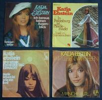KATJA EBSTEIN Sammlung, 4 Vinyl Singles zusammen