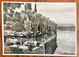 Fischerdorf Insel Hurden, Hotel Rössli, gelaufen 1953