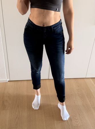 Jeans Zhrill Damen Grösse 26 dunkelblau Hose skinny 