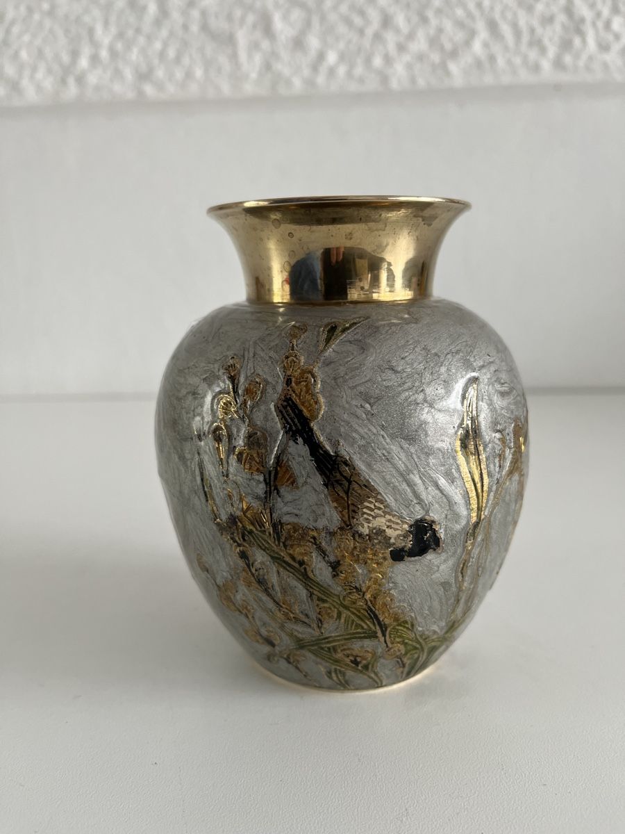 Vasen & Gefässe: Messing Vase emailliert – Gebraucht aus Wetzikon ZH von seli03 6