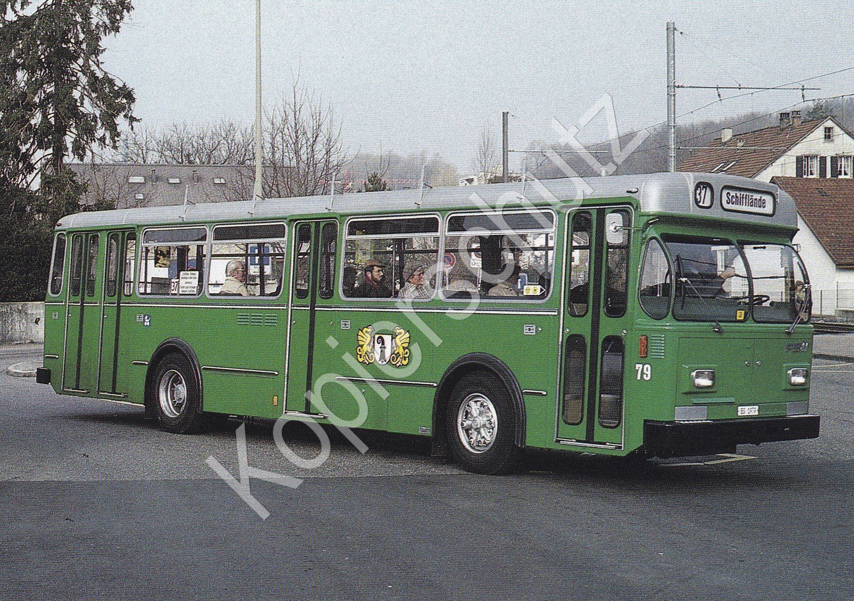 Cartoline postali: Autobus Basel BVB FBW 79 – Nuovo e nell'imballaggio originale da Ettingen venduto da Pantograph163