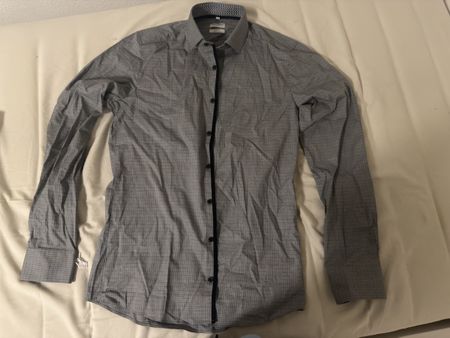 Chemise OLYMP Level 5 Body Fit 38 Gris