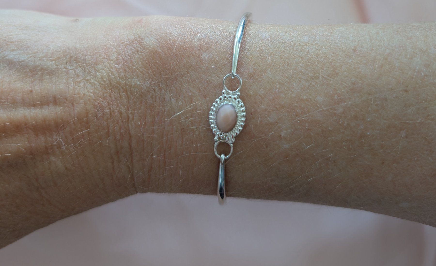 Bracciali & Braccialetti: Silberarmreif 925 mit Andenopal, neu – Nuovo (secondo la descrizione) da Ermatingen venduto da Hanni_und_Nanni 3