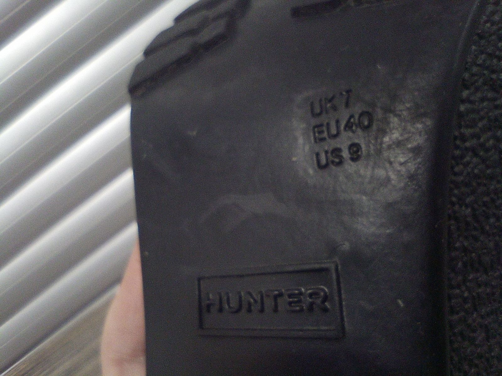 Hunter Scarpe da donna: Hunter Gummstiefel mit 11cm Plateau Absatz Gr. 40 – Usato da Reiden venduto da Zofi-Brocki 6