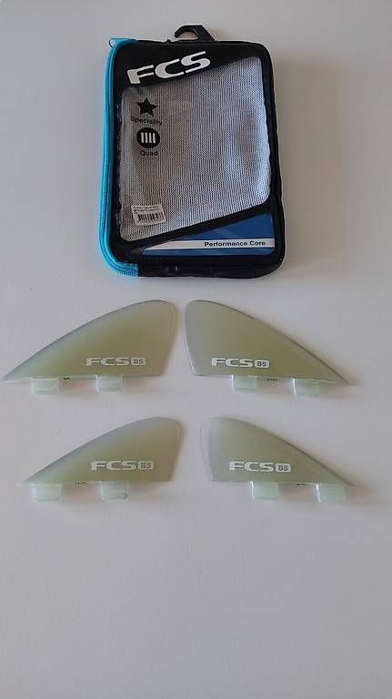 Tavole da surf e di nuoto: FCS B5 Bonzer PG Clear 4 Fin Set – Usato da Konolfingen venduto da Sohonewyork