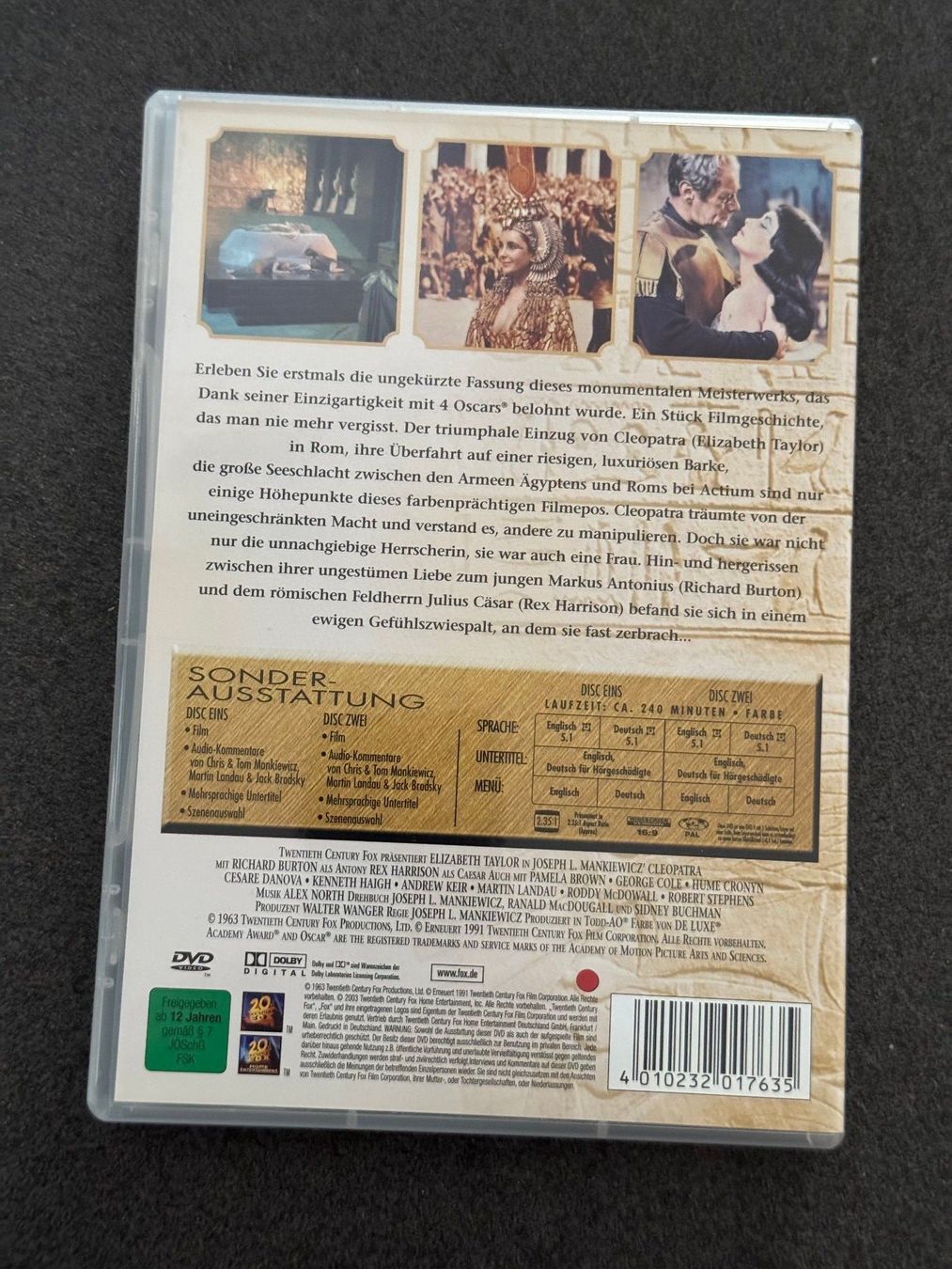Tutti i DVDs: CLEOPATRA 2 DVD Eizabeth Taylor Richard Burton Rex Harisson – Usato da Fribourg venduto da tschjoly 1
