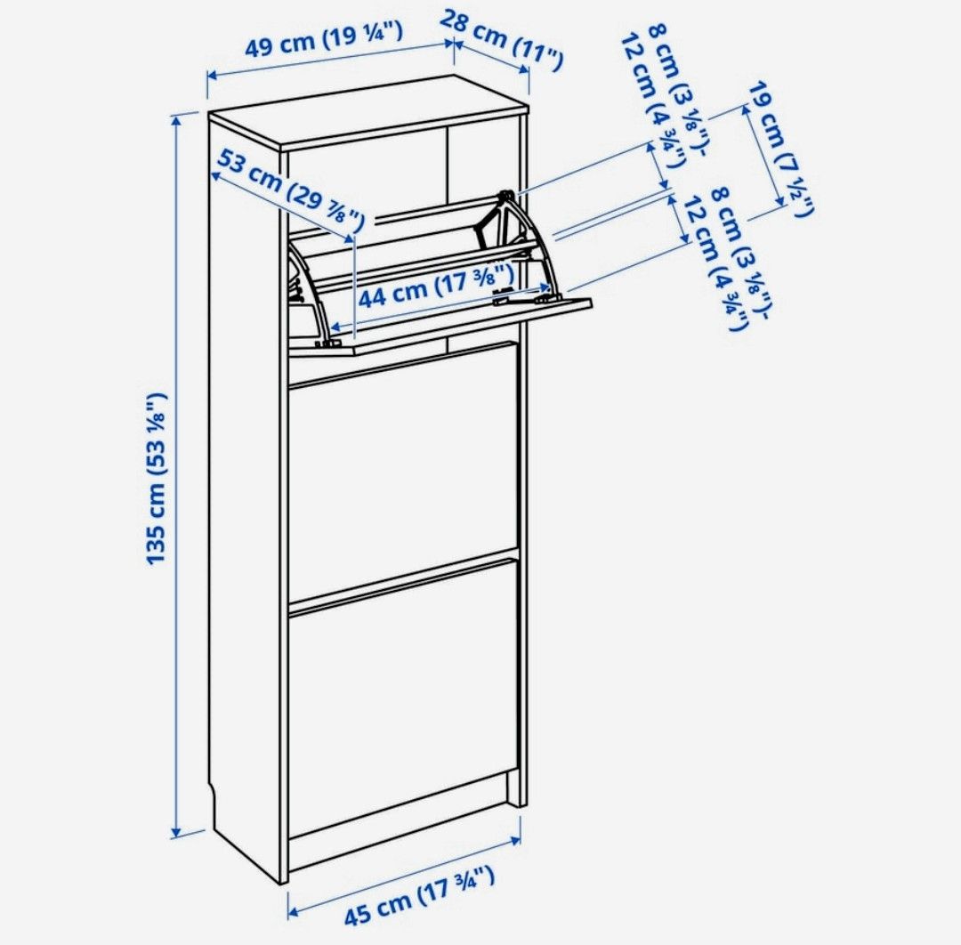 Regale: IKEA BISSA Shoe Cabinet 3 Compartments – Gebraucht aus Muri AG von MrsRami 2