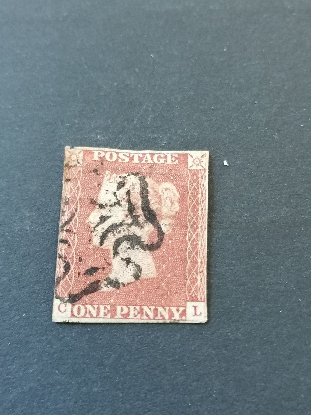 Alle Briefmarken: One Penny red 1841  – Gebraucht aus Happerswil von tschergi