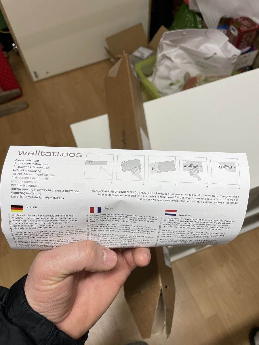 Sticker: Wand tattoo – Nuovo e nell'imballaggio originale da Seuzach venduto da Diamand28 3