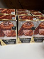 9x L’Oréal Paris Préférence Farbton 7.4 Kupferblond
