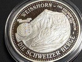 10. 1 Medaille 999 Silber, 20 Grramm