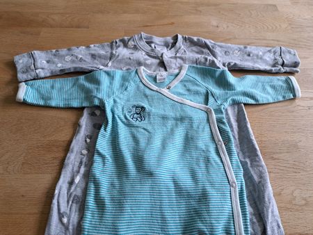 2 Strampler bio Baumwolle Grösse 62/68 Staccato, naturaline