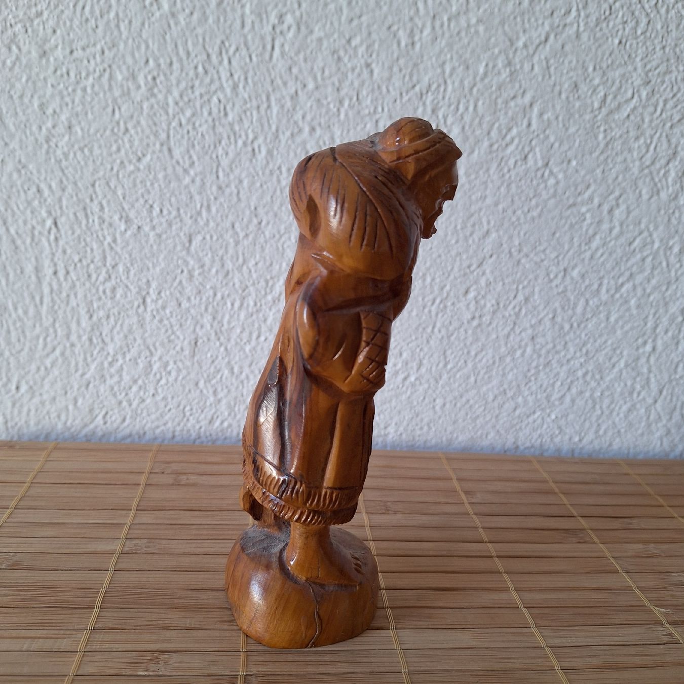 Figuren: Versand möglich. Geschnitzte Figur Holz, Hirt, Schaf – Gebraucht aus Winterthur von Goldpipau 2