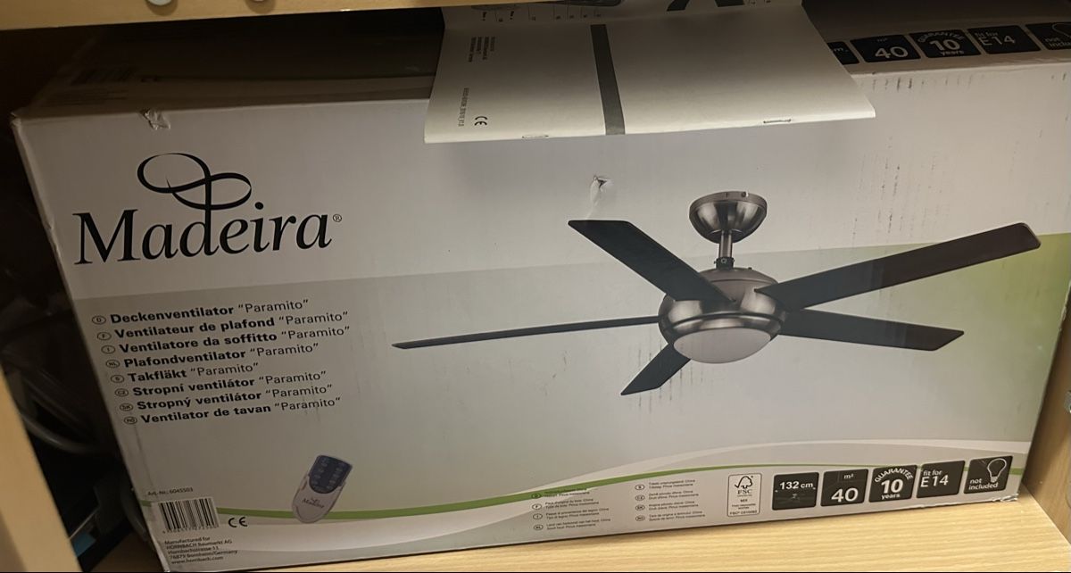 Ventilatori: Deckenventilator (neu & originalverpackt) – Nuovo e nell'imballaggio originale da Meggen venduto da Carina5555