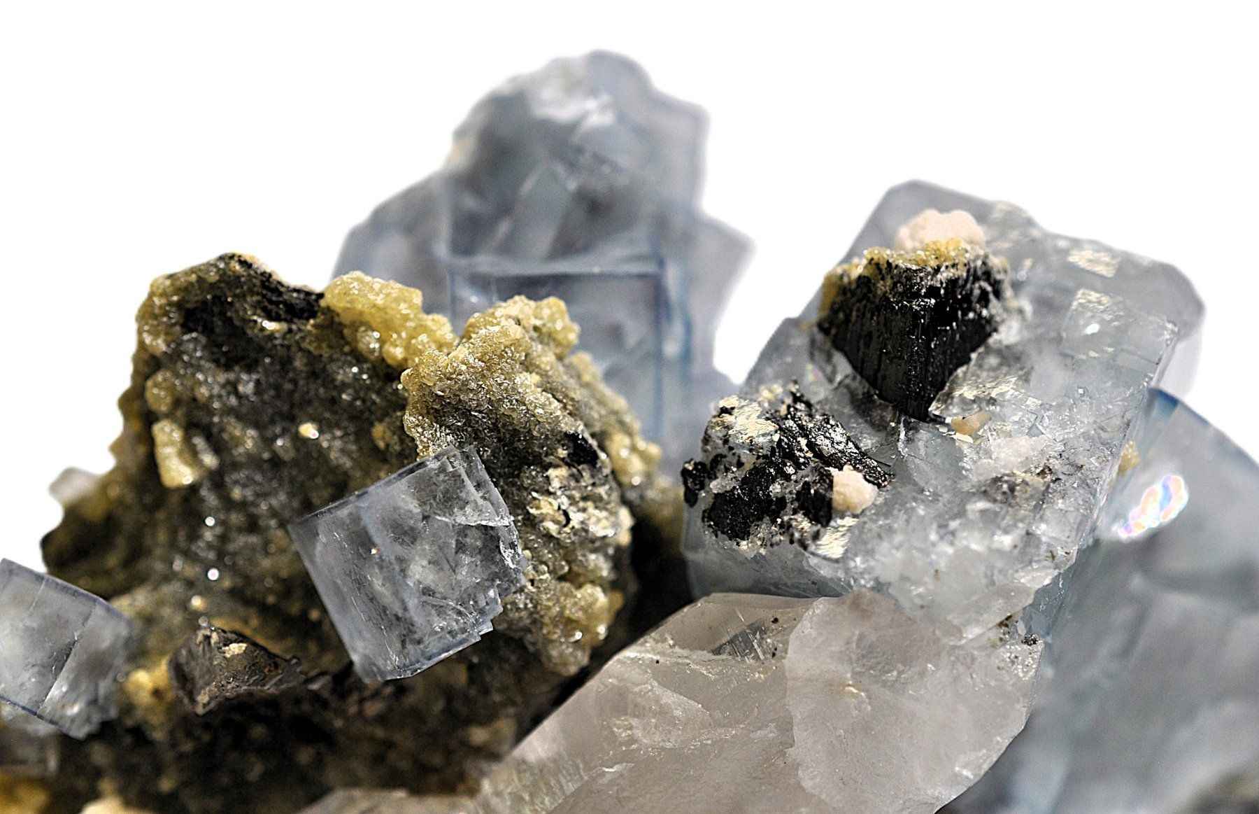 Minéraux & Lithothérapie: Fluorit mit Bergkristall aus China – Neuf (Voir description) à Grabs par Fadenquarz 8