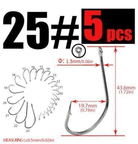 Ami: Daiwa Angel Haken, 5-er Pack – Nuovo e nell'imballaggio originale da Arbon venduto da Helmuth 5