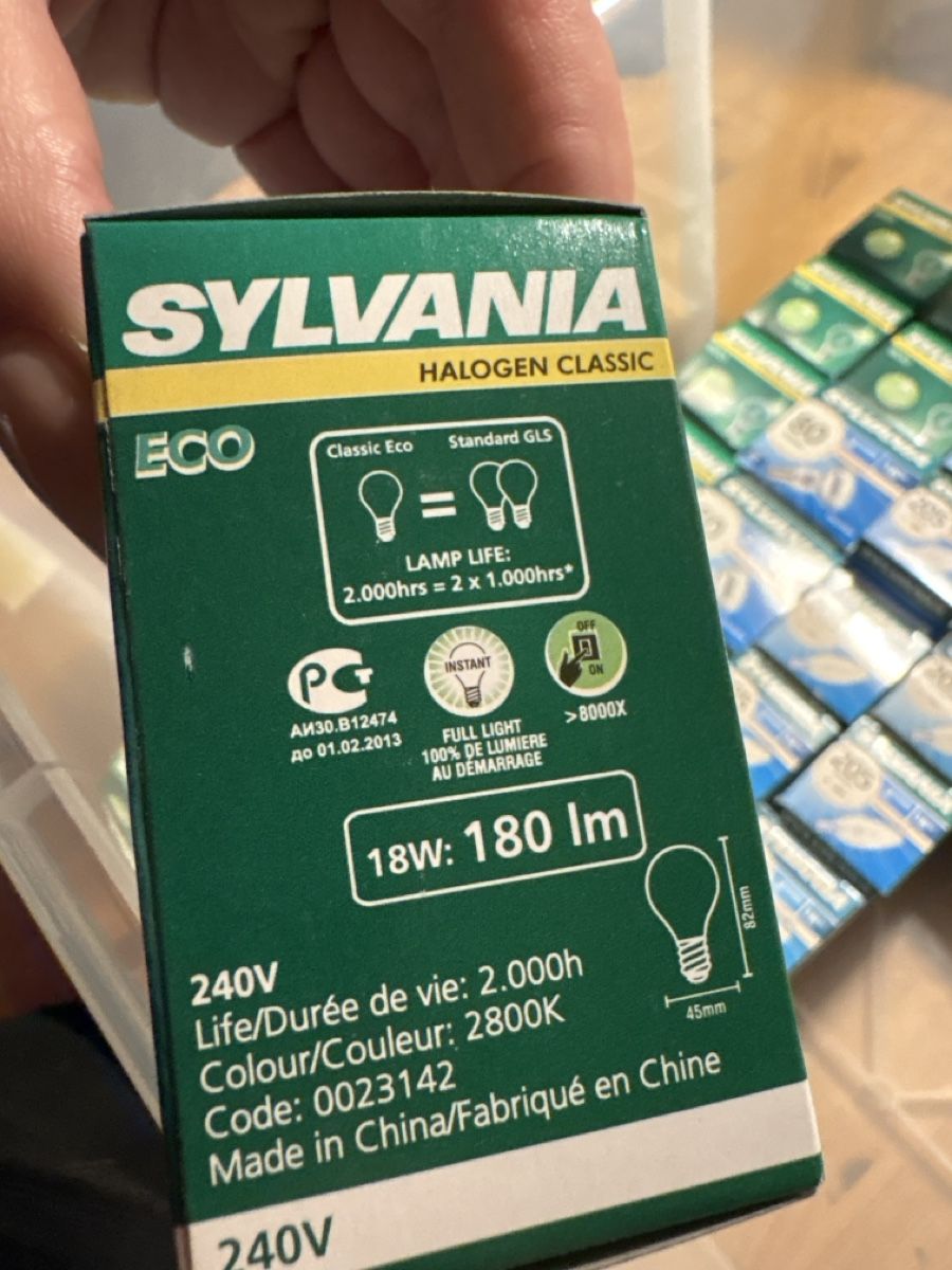 Lampade: Halogen Glühbirnen E14 18W 32Stk – Nuovo e nell'imballaggio originale da Wittenbach venduto da kramerei.vanessa 2
